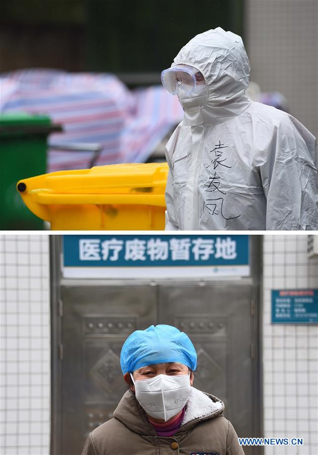 CHINA-HUBEI-XIAOGAN-SANITATION WORKERS IN HOSPITALS (CN)