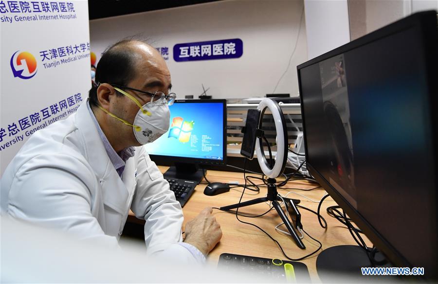 CHINA-TIANJIN-NOVEL CORONAVIRUS-INTERNET HOSPITAL-ONLINE CLINIC (CN)