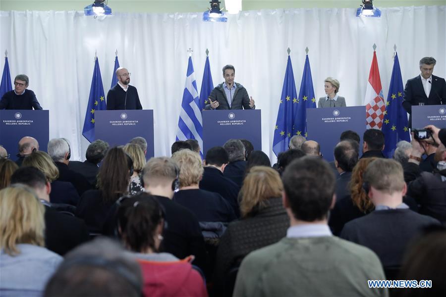 GREECE-KASTANIES-EU-LEADERS-UNITY-MIGRANT FLOWS