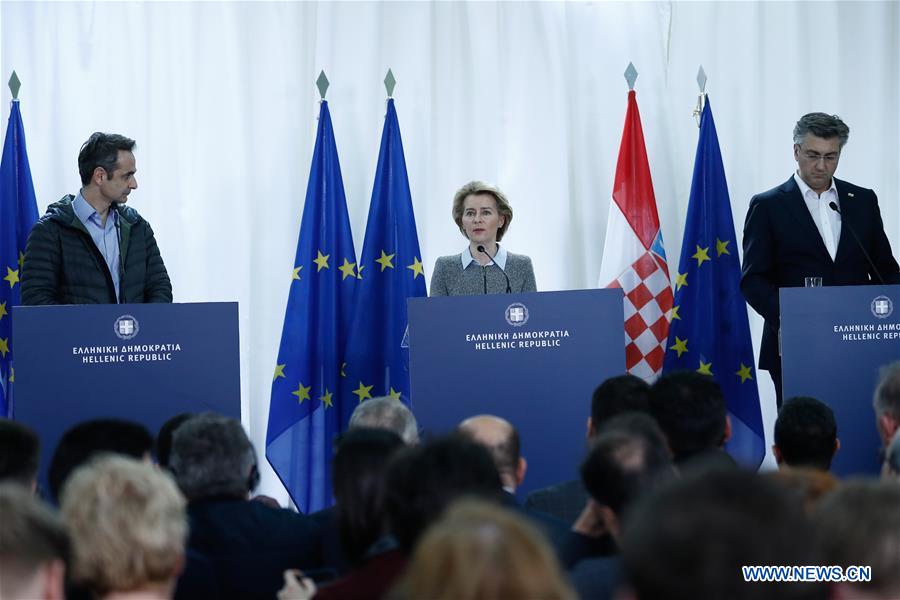 GREECE-KASTANIES-EU-LEADERS-UNITY-MIGRANT FLOWS