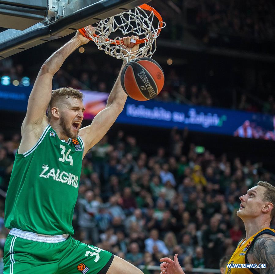 (SP)LITHUANIA-KAUNAS-BASKETBALL-EUROLEAGUE-ZALGIRIS KAUNAS VS KHIMKI MOSCOW REGION