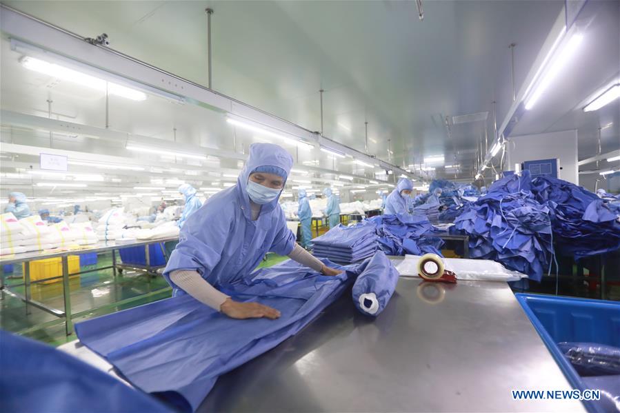 CHINA-GUANGDONG-FOSHAN-PROTECTIVE MATERIALS-PRODUCTION (CN)