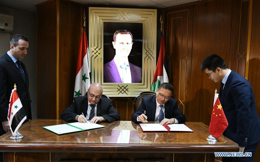 SYRIA-DAMASCUS-CHINA-ECONOMIC COOPERATION AGREEMENT