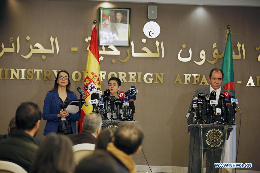 ALGERIA-ALGIERS-SPAIN-FM-VISIT