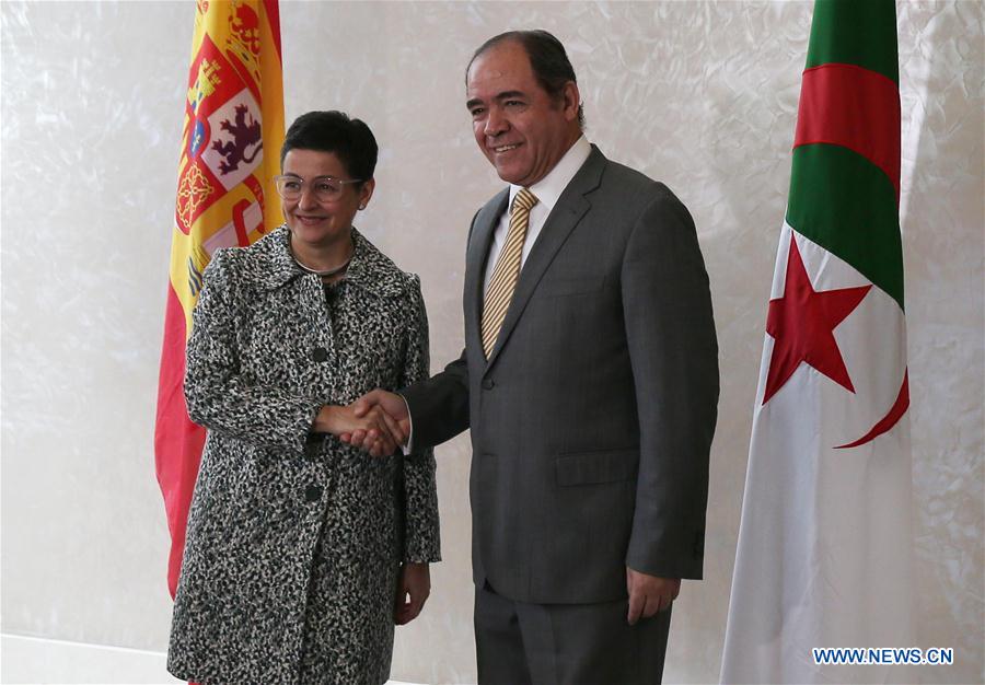 ALGERIA-ALGIERS-SPAIN-FM-VISIT