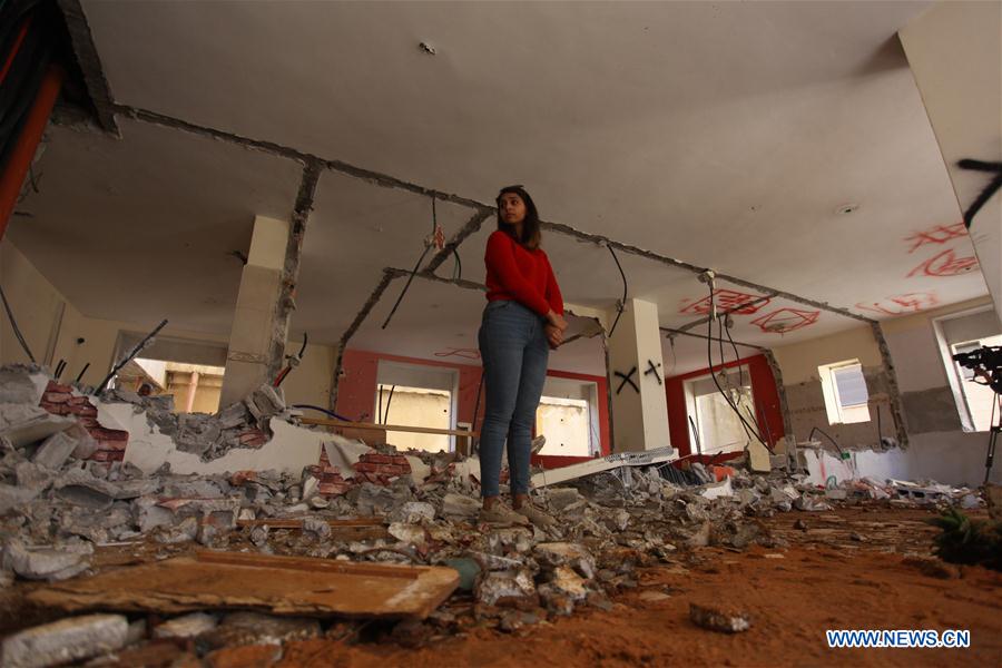 MIDEAST-RAMALLAH-HOUSE-DEMOLITION