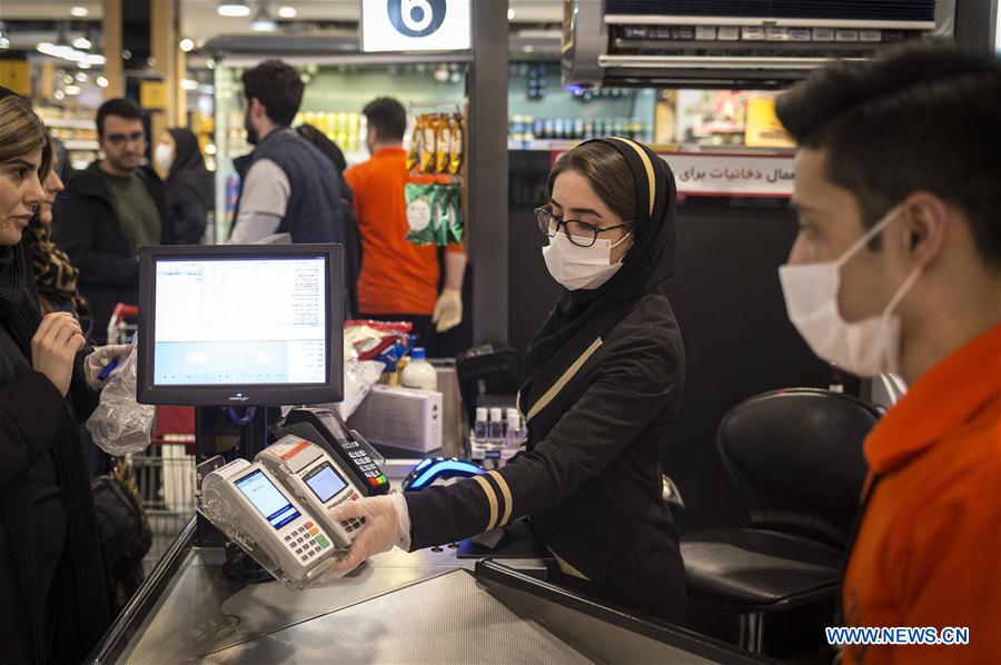 IRAN-TEHRAN-NOVEL CORONAVIRUS-SHOPPING CENTER