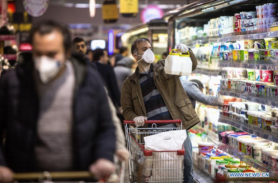 IRAN-TEHRAN-NOVEL CORONAVIRUS-SHOPPING CENTER