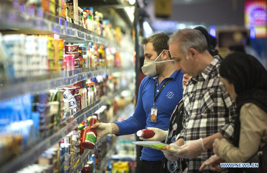 IRAN-TEHRAN-NOVEL CORONAVIRUS-SHOPPING CENTER