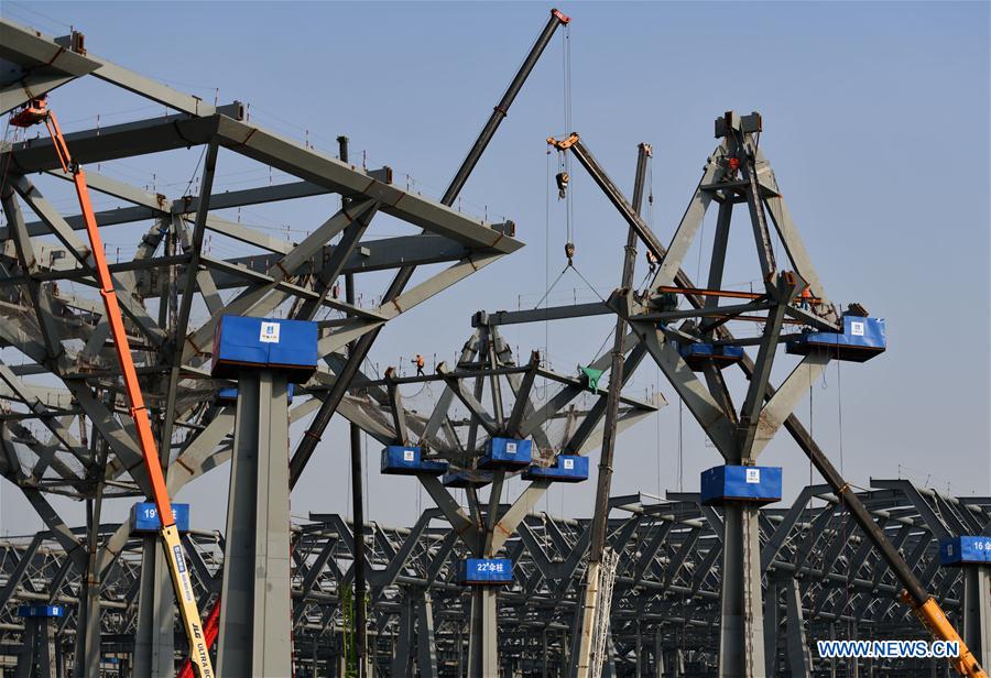 CHINA-TIANJIN-CONVENTION AND EXHIBITION CENTER-CONSTRUCTION (CN)
