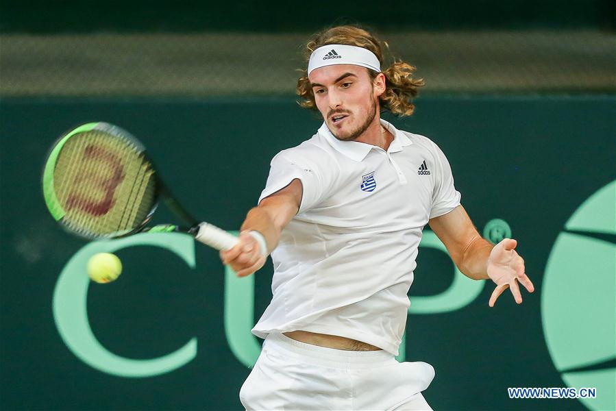 (SP)PHILIPPINES-MANILA-TENNIS-DAVIS CUP-GREECE VS PHILIPPINES