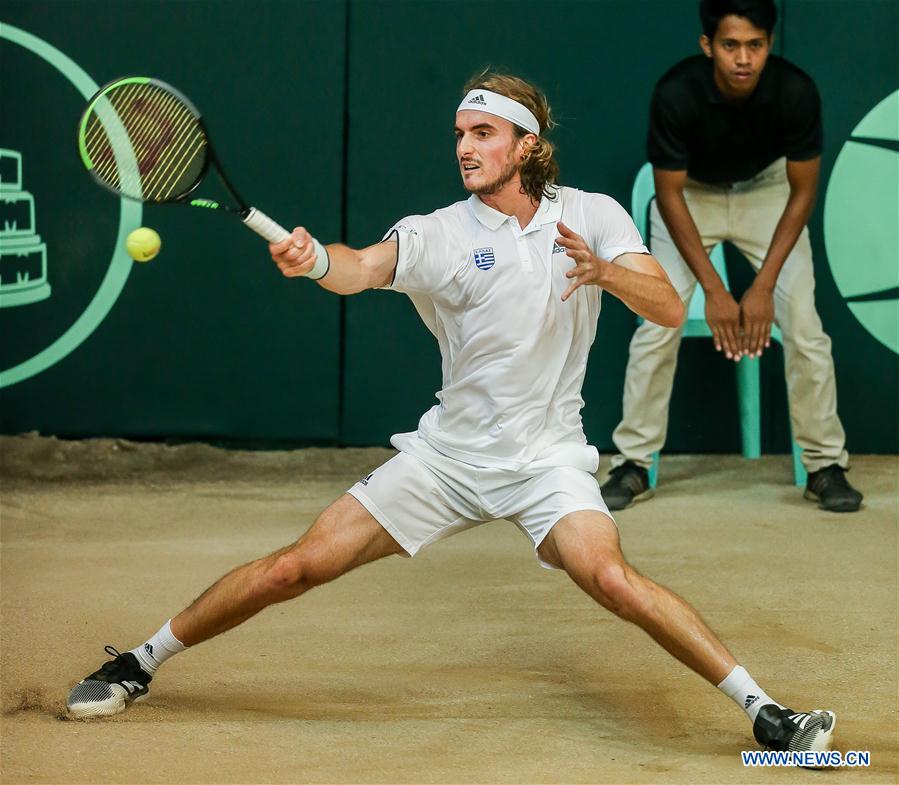 (SP)PHILIPPINES-MANILA-TENNIS-DAVIS CUP-GREECE VS PHILIPPINES
