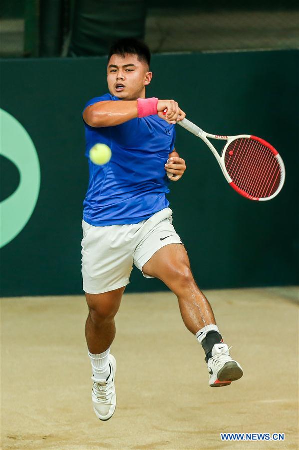 (SP)PHILIPPINES-MANILA-TENNIS-DAVIS CUP-GREECE VS PHILIPPINES