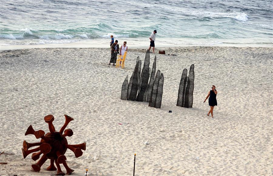 AUSTRALIA-PERTH-BEACH-SCULPTURE EXHIBITION