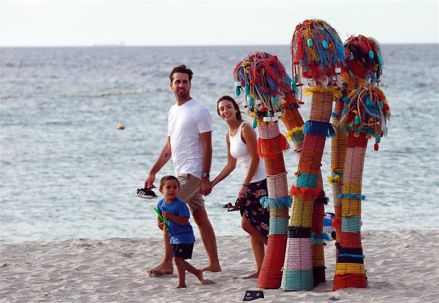 AUSTRALIA-PERTH-BEACH-SCULPTURE EXHIBITION