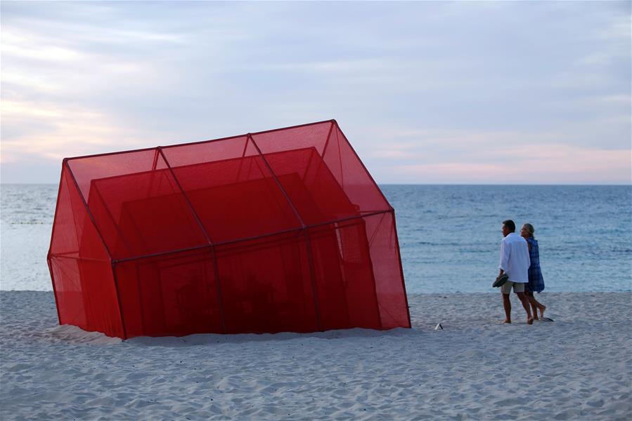 AUSTRALIA-PERTH-BEACH-SCULPTURE EXHIBITION