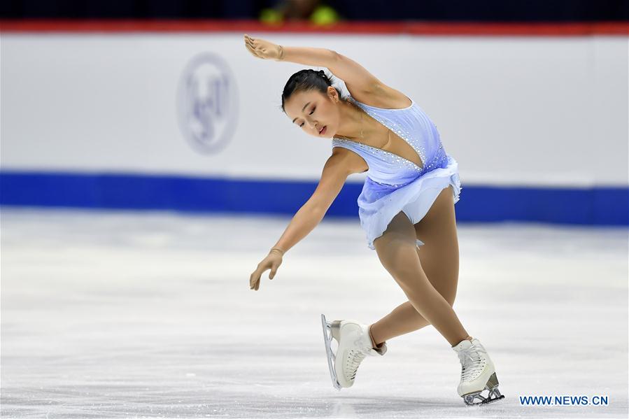 (SP)ESTONIA-TALLINN-ISU-FIGURE SKATING-WORLD JUNIOR CHAMPIONSHIPS-LADIES' SHORT PROGRAM