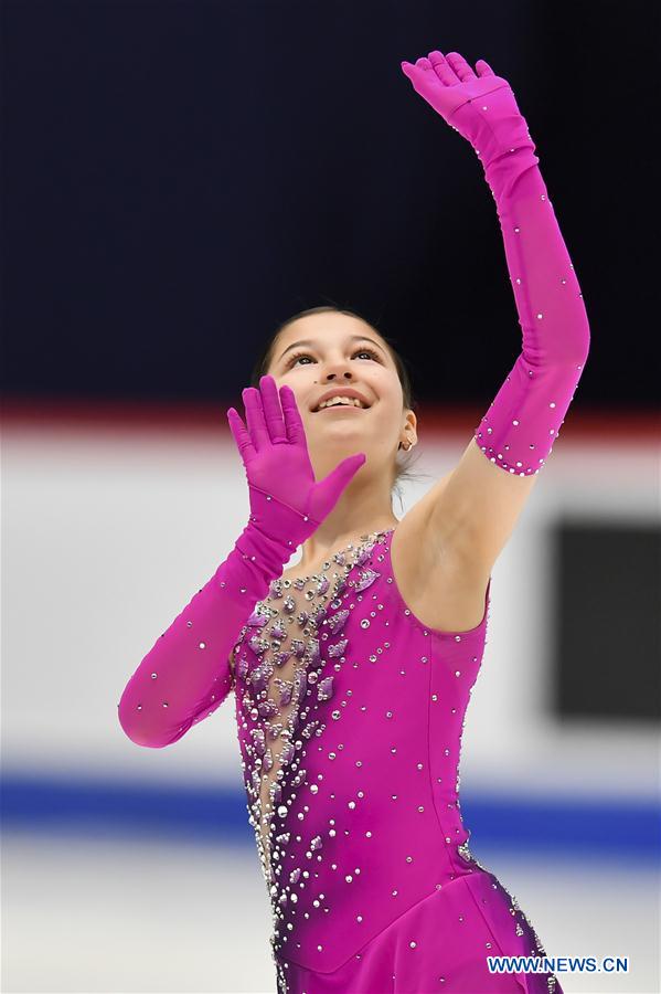(SP)ESTONIA-TALLINN-ISU-FIGURE SKATING-WORLD JUNIOR CHAMPIONSHIPS-LADIES' SHORT PROGRAM