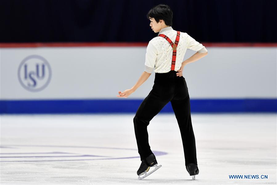 (SP)ESTONIA-TALLINN-ISU-FIGURE SKATING-WORLD JUNIOR CHAMPIONSHIPS-MEN"S FREE SKATING