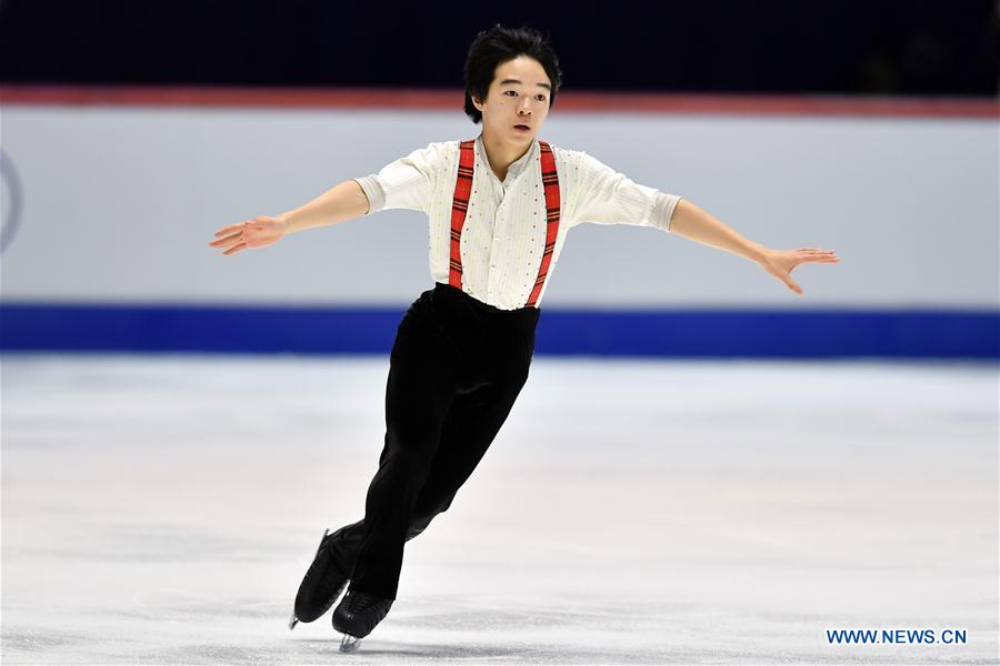 (SP)ESTONIA-TALLINN-ISU-FIGURE SKATING-WORLD JUNIOR CHAMPIONSHIPS-MEN"S FREE SKATING