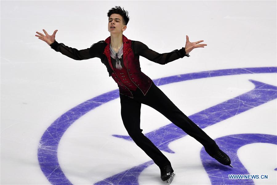 (SP)ESTONIA-TALLINN-ISU-FIGURE SKATING-WORLD JUNIOR CHAMPIONSHIPS-MEN"S FREE SKATING