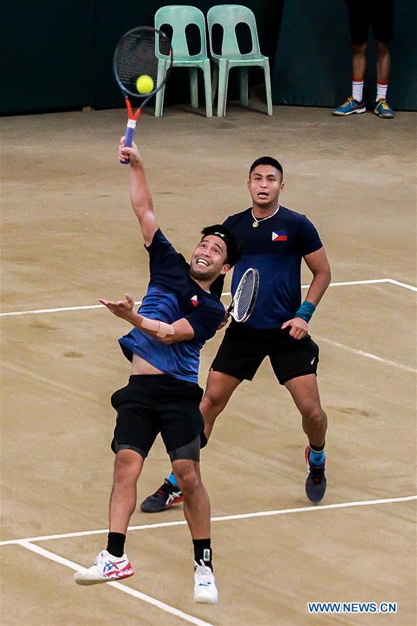 (SP)PHILIPPINES-MANILA-TENNIS-DAVIS CUP-GREECE VS PHILIPPINES