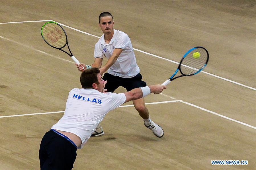 (SP)PHILIPPINES-MANILA-TENNIS-DAVIS CUP-GREECE VS PHILIPPINES