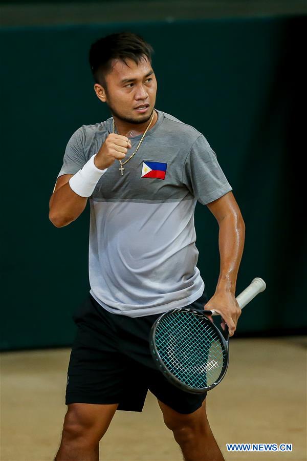 (SP)PHILIPPINES-MANILA-TENNIS-DAVIS CUP-GREECE VS PHILIPPINES