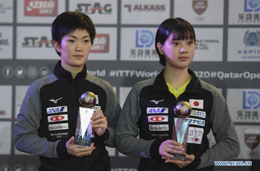 (SP)QATAR-DOHA-TABLE TENNIS-QATAR OPEN-WOMEN'S DOUBLES
