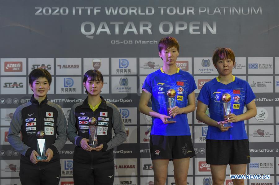 (SP)QATAR-DOHA-TABLE TENNIS-QATAR OPEN-WOMEN'S DOUBLES