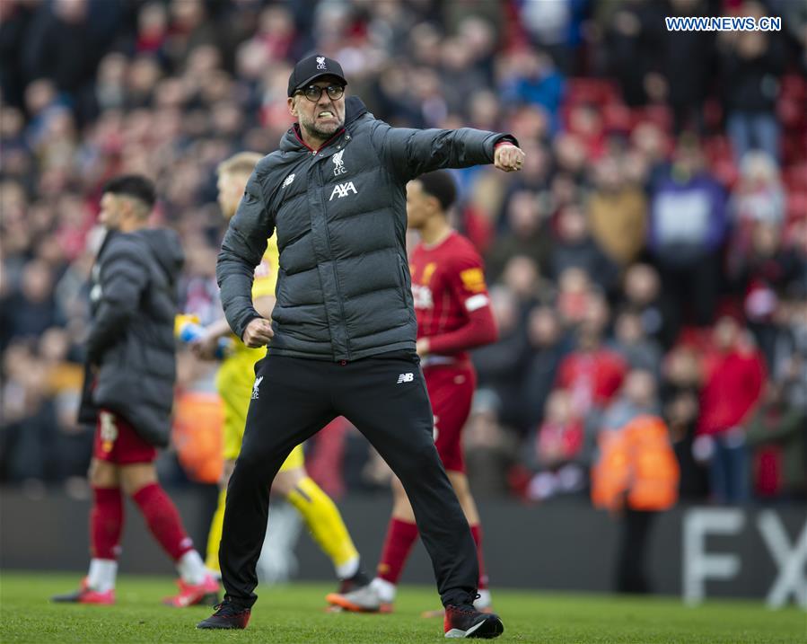 (SP)BRITAIN-LIVERPOOL-FOOTBALL-PREMIER LEAGUE-LIVERPOOL VS BOURNEMOUTH