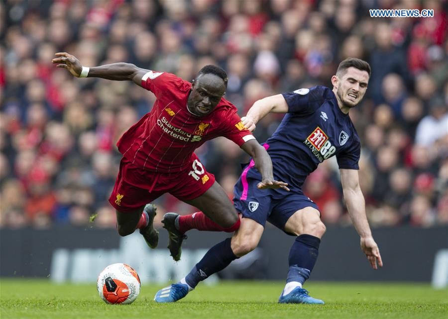(SP)BRITAIN-LIVERPOOL-FOOTBALL-PREMIER LEAGUE-LIVERPOOL VS BOURNEMOUTH