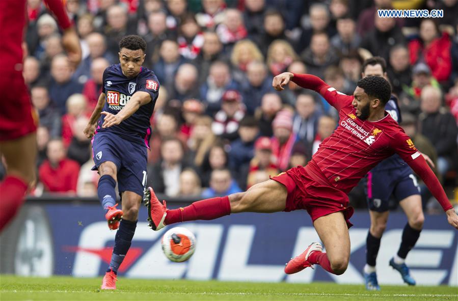 (SP)BRITAIN-LIVERPOOL-FOOTBALL-PREMIER LEAGUE-LIVERPOOL VS BOURNEMOUTH