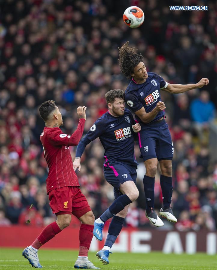 (SP)BRITAIN-LIVERPOOL-FOOTBALL-PREMIER LEAGUE-LIVERPOOL VS BOURNEMOUTH