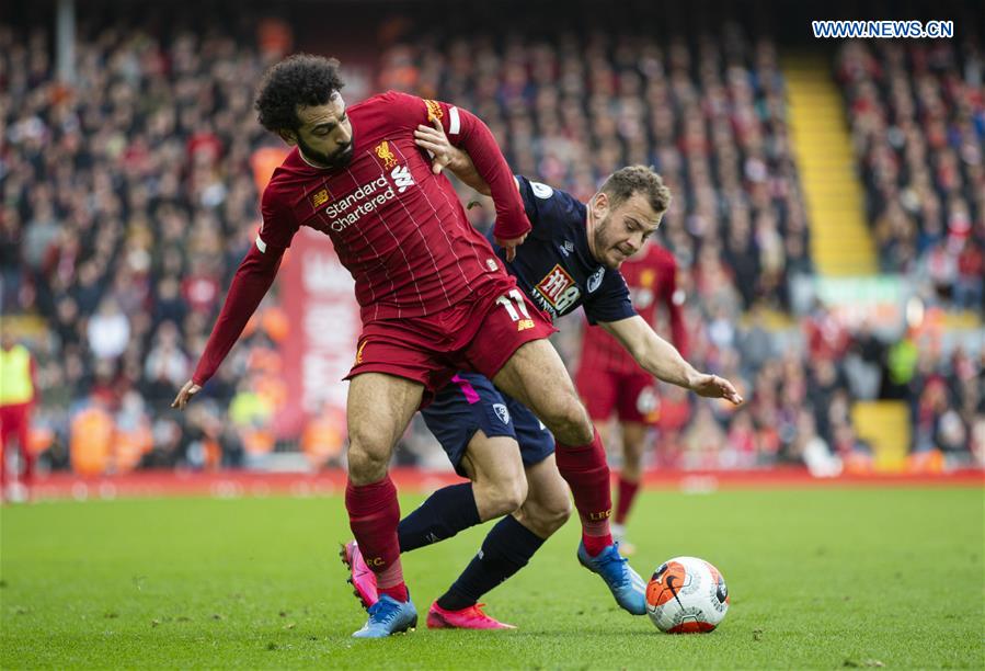 (SP)BRITAIN-LIVERPOOL-FOOTBALL-PREMIER LEAGUE-LIVERPOOL VS BOURNEMOUTH