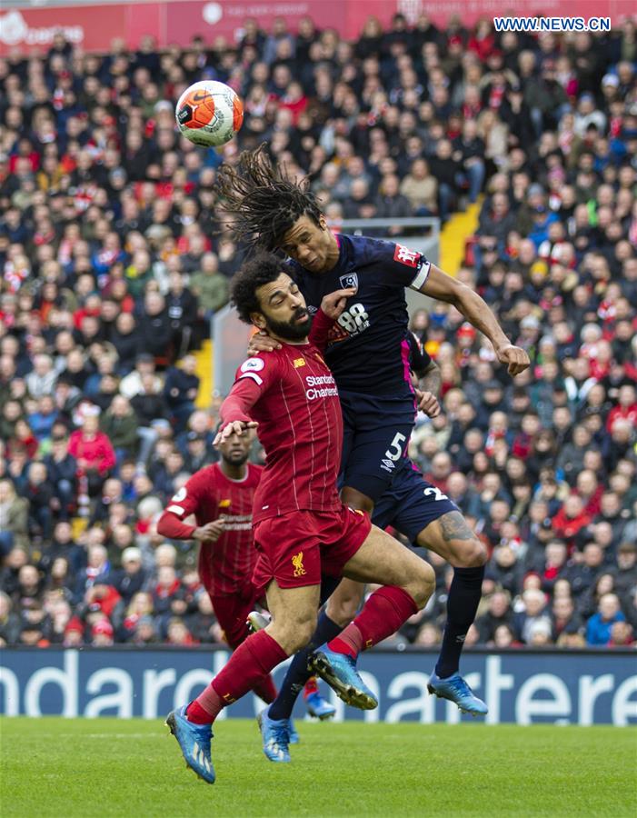 (SP)BRITAIN-LIVERPOOL-FOOTBALL-PREMIER LEAGUE-LIVERPOOL VS BOURNEMOUTH