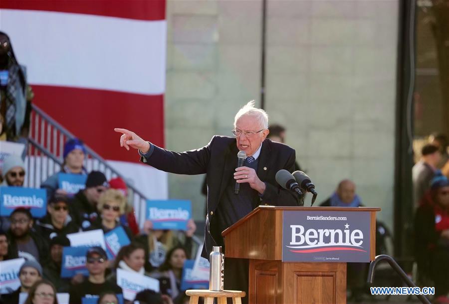 U.S.-CHICAGO-PRESIDENTIAL ELECTION-BERNIE SANDERS-RALLY
