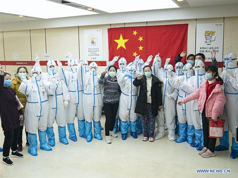 CHINA-HUBEI-WUHAN-MAKESHIFT HOSPITAL-WOMEN'S DAY (CN)