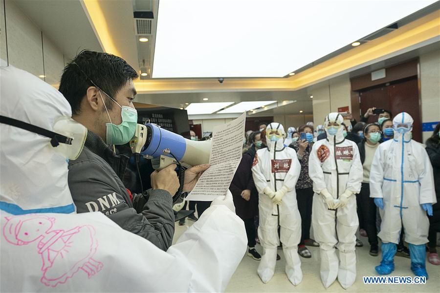 CHINA-HUBEI-WUHAN-MAKESHIFT HOSPITAL-WOMEN'S DAY (CN)