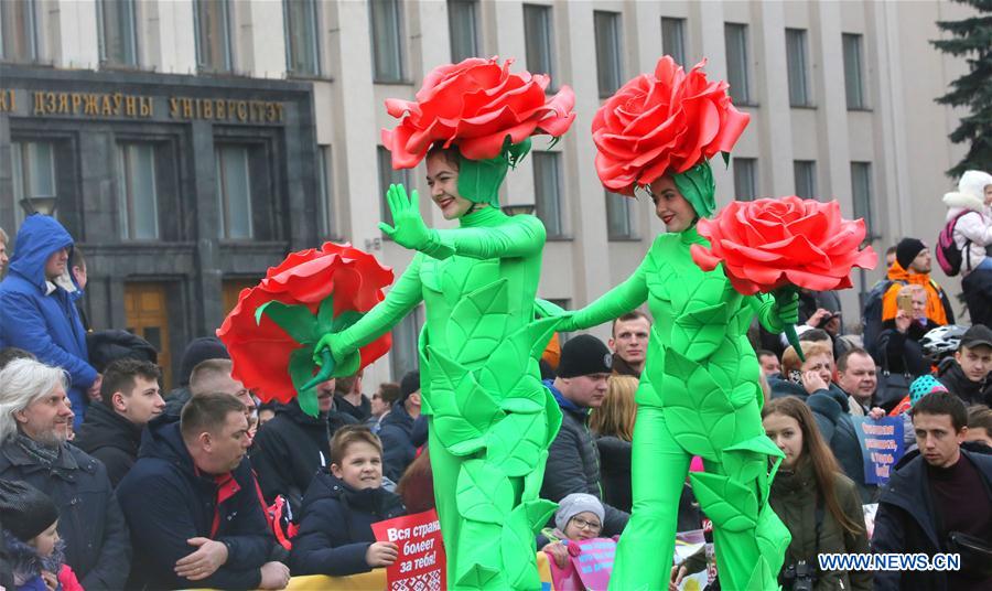 BELARUS-MINSK-RUN GAME-WOMEN'S DAY