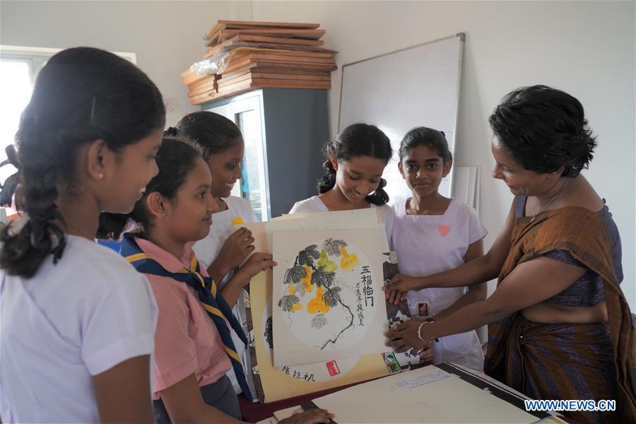 SRI LANKA-COLOMBO-STUDENTS-COVID-19-CHINA-SUPPORT