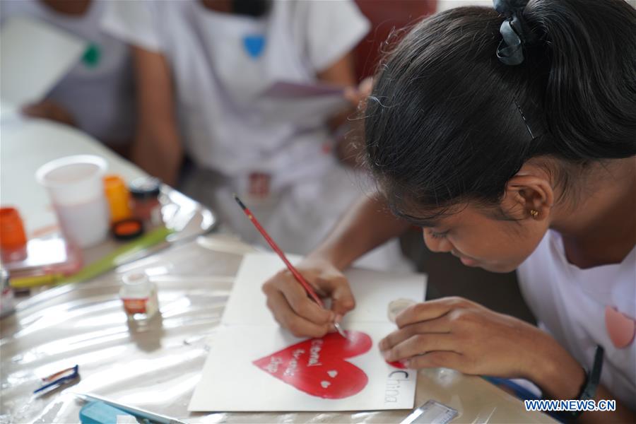 SRI LANKA-COLOMBO-STUDENTS-COVID-19-CHINA-SUPPORT