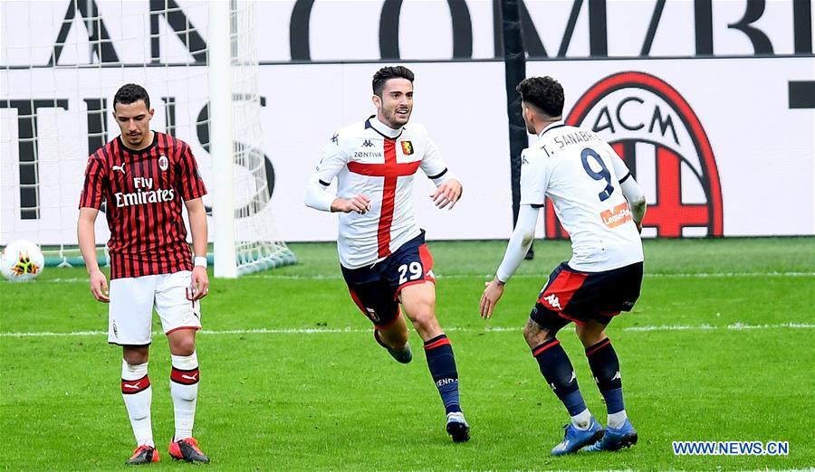 (SP)ITALY-MILAN-SOCCER-ITALIAN SERIE A-AC MILAN VS GENOA