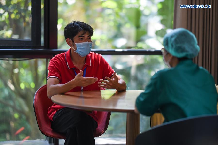 (FOCUS) CHINA-HAINAN-MEDICAL OBSERVATION-PSYCHOLOGICAL COUNSELOR (CN)