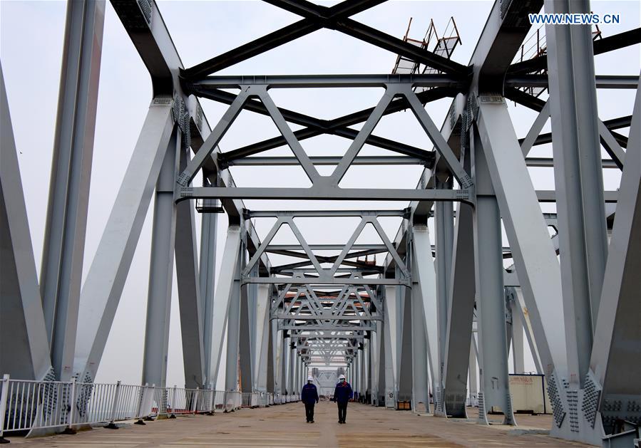 CHINA-HENAN-YELLOW RIVER-BRIDGE-CONSTRUCTION (CN)
