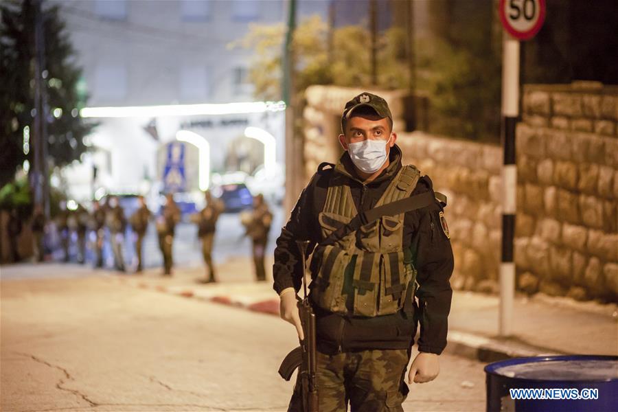 MIDEAST-BETHLEHEM-CORONAVIRUS-QUARANTINE