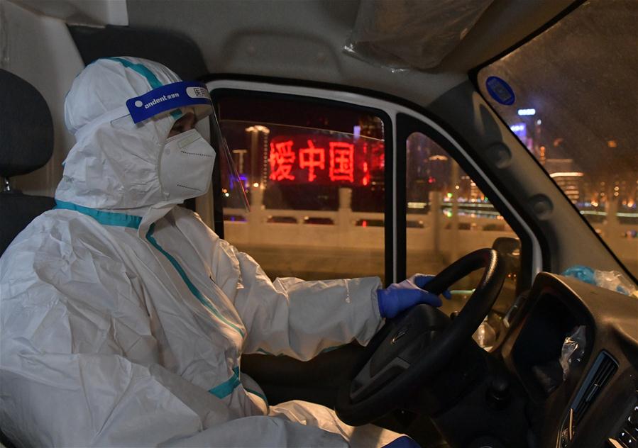 CHINA-HUBEI-WUHAN-COVID-19-LEISHENSHAN HOSPITAL-AMBULANCE DRIVER (CN)