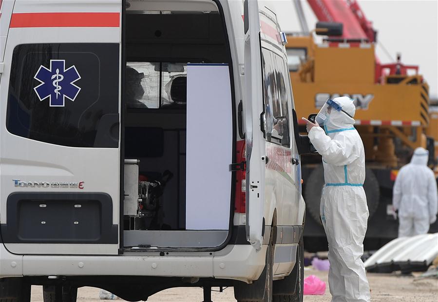 CHINA-HUBEI-WUHAN-COVID-19-LEISHENSHAN HOSPITAL-AMBULANCE DRIVER (CN)