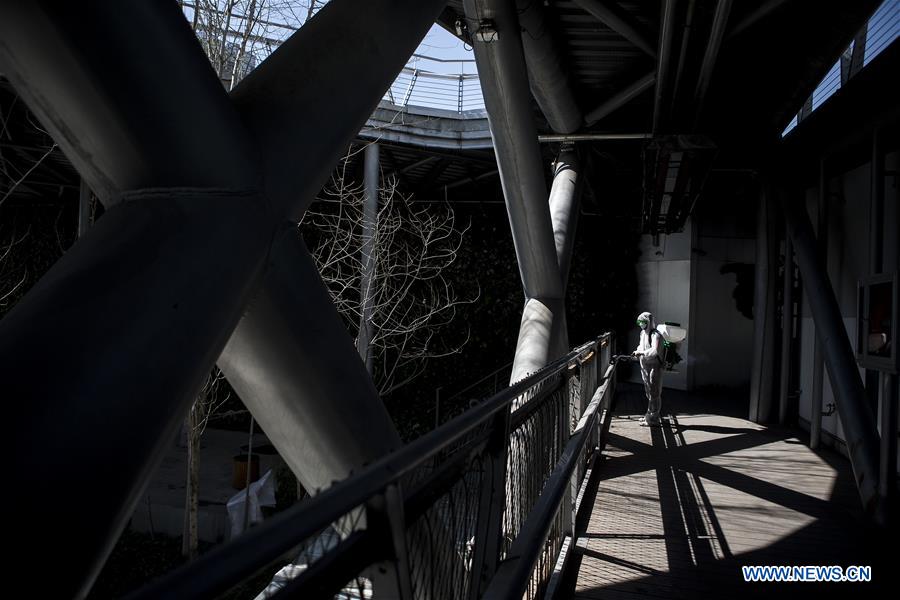 IRAN-TEHRAN-COVID-19-DISINFECTION