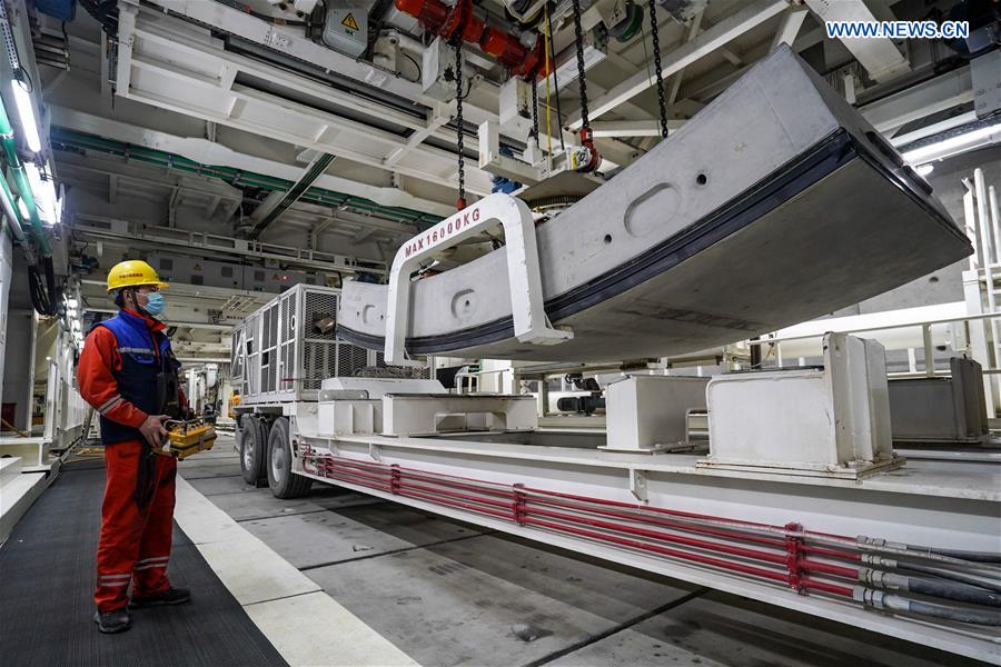 CHINA-JIANGSU-NANJING-YANGTZE RIVER EXPRESS-CONSTRUCTION(CN)